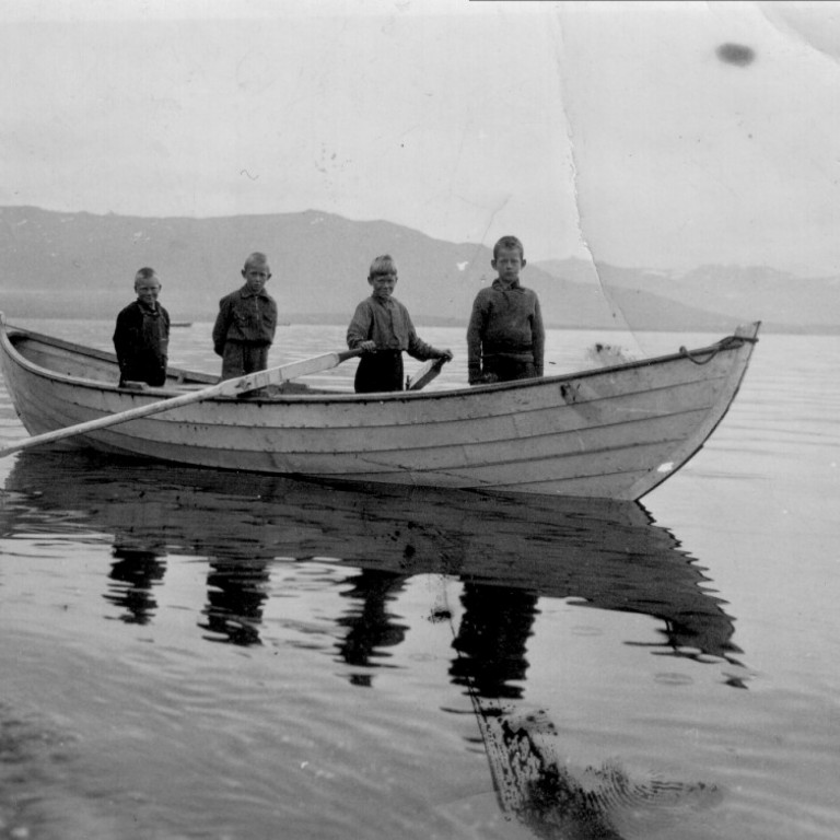 Ungir sjómenn á Hlaðabátnum