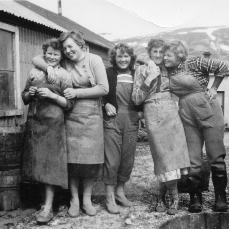 Þórhildur Ingólfsdóttir, Inga Stína Stefánsdóttir, Anna Lísa Stefánsdóttir, Sigríður Þorsteinsdóttir og Elín Hafdís Ingólfsdóttir