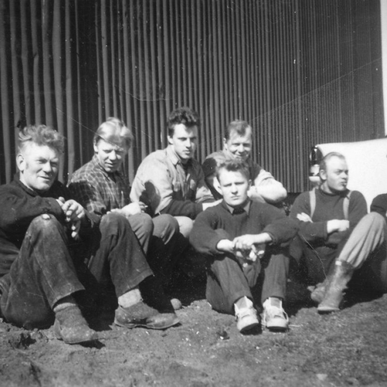 Vilhelm Vigfússon, Guðjón Þórhallsson, Áskell Bjarnason, Vilhjálmur Þórhallsson, Mikael Þórhallsson, Hannes Steingrímsson og Guðmundur Þórbjarnarson