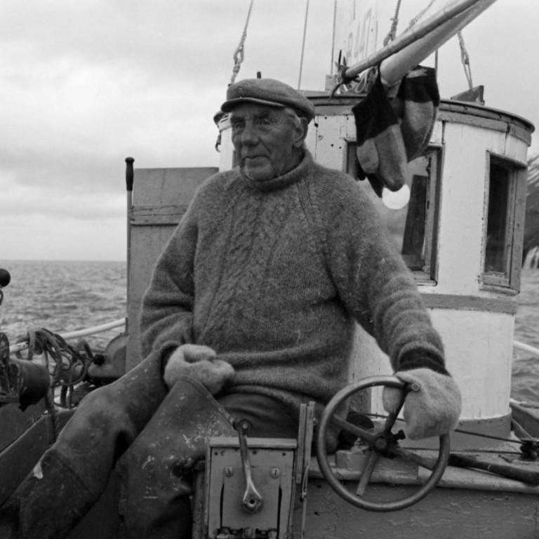 Stefán Stefánsson við stýrið á Hauk